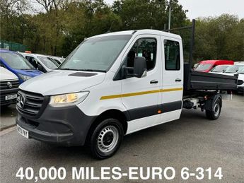 Mercedes Sprinter 2.1 314 L4 Crew Cab Tipper (143bhp)