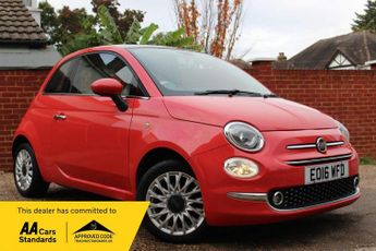 Fiat 500 1.2 Lounge Euro 6 (s/s) 3dr