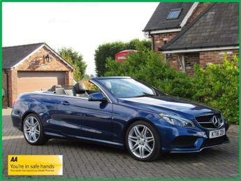 Mercedes E Class 2.1 E220d AMG Line Edition Cabriolet G-Tronic+ Euro 6 (s/s) 2dr