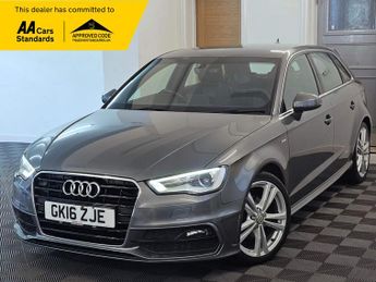 Audi A3 2.0 TDI S line Sportback S Tronic Euro 6 (s/s) 5dr (Nav)