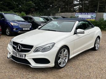 Mercedes E Class 3.0 E350d V6 AMG Line Edition Cabriolet G-Tronic+ Euro 6 (s/s) 2