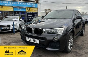 BMW X4 2.0 20d M Sport Auto xDrive Euro 6 (s/s) 5dr