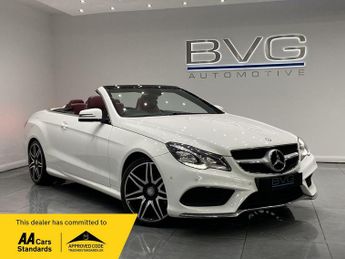 Mercedes E Class 2.1 E220 CDI AMG Sport Cabriolet G-Tronic+ Euro 5 (s/s) 2dr