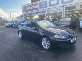 Volkswagen Golf TDi 1.6 TDI BlueMotion Tech S Cabriolet Euro 5 (s/s) 2dr