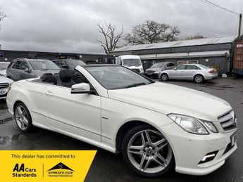 Mercedes E Class 1.8 E200 CGI BlueEfficiency Sport Cabriolet Tiptronic Euro 5 2dr