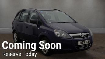 Vauxhall Zafira 1.8 16V Exclusiv Euro 5 5dr