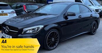 Mercedes CLA 1.6 CLA200 AMG Line Night Edition (Plus) Coupe Euro 6 (s/s) 4dr