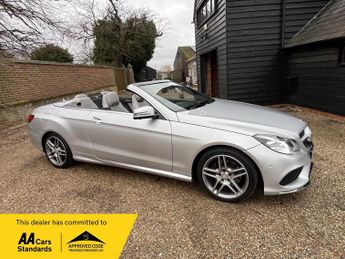 Mercedes E Class 2.1 E220 CDI AMG Sport Cabriolet G-Tronic+ Euro 5 (s/s) 2dr