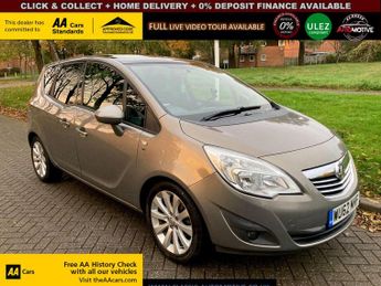 Vauxhall Meriva 1.4T 16V SE MPV 5dr Petrol Manual Euro 5 (120 ps) RECENT MOT+PAN