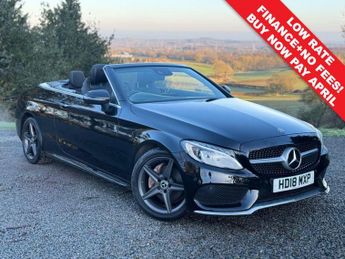 Mercedes C Class 2.0 C200 AMG Line Cabriolet 2dr Petrol G-Tronic+ Euro 6 (s/s) (1