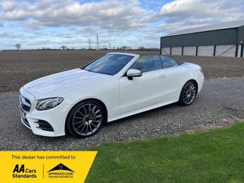 Mercedes E Class 2.0 E220d AMG Line (Premium) Cabriolet G-Tronic+ Euro 6 (s/s) 2d