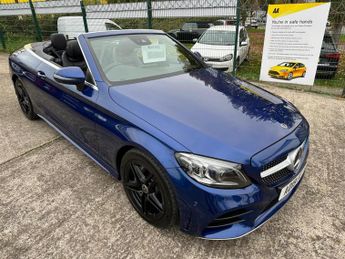 Mercedes C Class 2.0 C220d AMG Line (Premium) Cabriolet G-Tronic+ Euro 6 (s/s) 2d