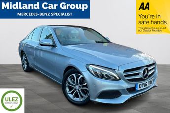 Mercedes C Class 2.0 C200 Sport (Premium) 7G-Tronic+ Euro 6 (s/s) 4dr