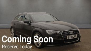 Audi A3 1.5 TFSI CoD S line Sportback Euro 6 (s/s) 5dr