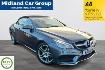 Mercedes E Class 2.1 E220 BlueTEC AMG Line Cabriolet G-Tronic+ Euro 6 (s/s) 2dr