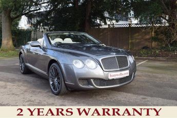 Bentley Continental 6.0 W12 GTC Speed Auto 4WD Euro 5 2dr