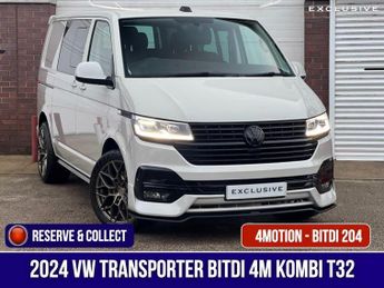 Volkswagen Transporter 2.0 BiTDI T32 Highline Crew Van DSG 4Motion SWB Euro 6 (s/s) 5dr