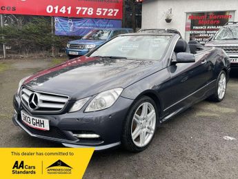 Mercedes E Class 2.1 E250 CDI BlueEfficiency Sport Cabriolet G-Tronic+ Euro 5 (s/