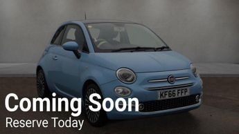 Fiat 500 1.2 Lounge Euro 6 (s/s) 3dr