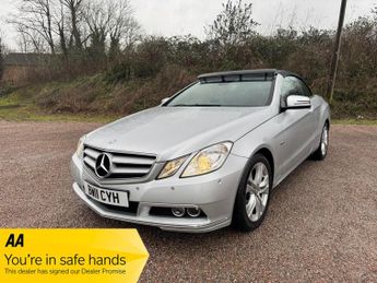 Mercedes E Class 1.8 E200 BlueEfficiency SE Cabriolet G-Tronic+ Euro 5 (s/s) 2dr