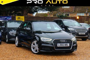 Audi A3 1.6 TDI S line Sportback S Tronic Euro 6 (s/s) 5dr