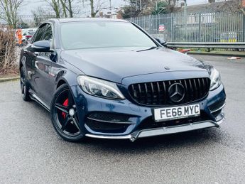 Mercedes C Class 2.1 C220d AMG Line (Premium) G-Tronic+ Euro 6 (s/s) 4dr