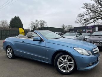 Mercedes E Class 2.1 E220 CDI BlueEfficiency SE Cabriolet G-Tronic+ Euro 5 (s/s) 