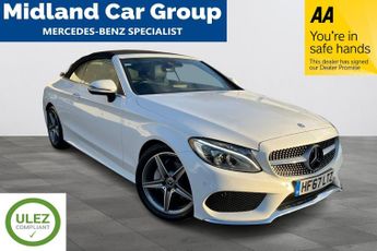 Mercedes C Class 2.1 C220d AMG Line Cabriolet G-Tronic+ Euro 6 (s/s) 2dr