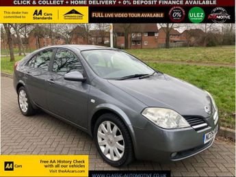 Nissan Primera 1.8 SX Hatchback 5dr Petrol Manual (177 g/km, 114 bhp) ONLY 47K 