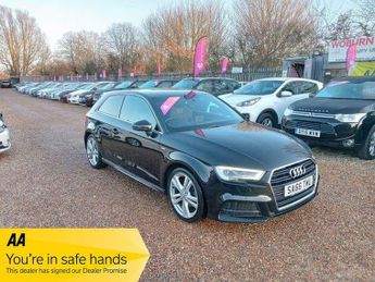 Audi A3 2.0 TDI S line S Tronic Auto 6Spd Euro 6 (s/s) 3dr