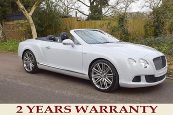 Bentley Continental 6.0 W12 GTC Speed Auto 4WD Euro 5 2dr