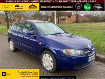 Nissan Almera 1.8 SE Hatchback 5dr Petrol Automatic (187 g/km, 114 bhp) AUTO +