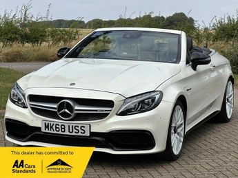 Mercedes C Class 4.0 C63 V8 BiTurbo AMG (Premium) Cabriolet SpdS MCT Euro 6 (s/s)