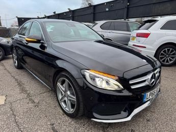 Mercedes C Class 2.0 C200 AMG Line (Premium Plus) G-Tronic+ Euro 6 (s/s) 4dr