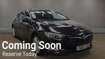 Vauxhall Insignia 1.6 Turbo D ecoTEC BlueInjection SRi VX Line Nav Grand Sport Eur