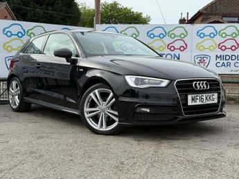 Audi A3 2.0 TDI S line S Tronic Euro 6 (s/s) 3dr (Nav)
