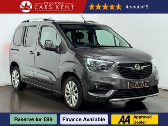 Vauxhall Combo 1.2 Turbo Elite MPV 5dr Petrol Auto Euro 6 (s/s) (7 Seat) (130 p