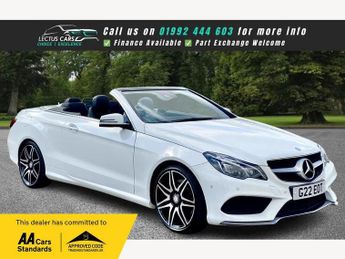 Mercedes E Class 3.5 E400 V6 AMG Line Cabriolet G-Tronic+ Euro 6 (s/s) 2dr