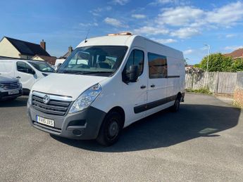 Vauxhall Movano 2.3 CDTi 3500 Crew Van FWD L3 H2 Euro 6 6dr (7 Seat)