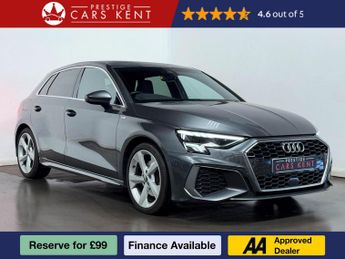 Audi A3 1.5 TFSI 35 S line Sportback 5dr Petrol S Tronic Euro 6 (s/s) (1