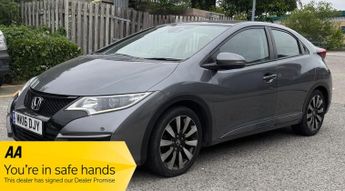 Honda Civic 1.8 i-VTEC SE Plus (Navi) Auto Euro 6 5dr