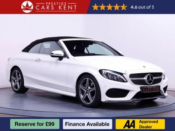 Mercedes C Class 2.1 C220d AMG Line Cabriolet 2dr Diesel G-Tronic+ Euro 6 (s/s) (