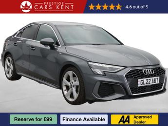Audi A3 1.5 TFSI 35 S line Saloon 4dr Petrol S Tronic Euro 6 (s/s) (150 