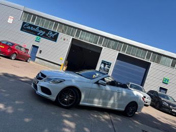 Mercedes E Class 2.1 E220 CDI AMG Sport Cabriolet G-Tronic+ Euro 5 (s/s) 2dr