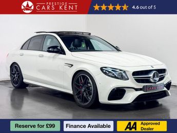 Mercedes E Class 4.0 E63 V8 BiTurbo GPF AMG S Saloon 4dr Petrol SpdS MCT 4MATIC+ 