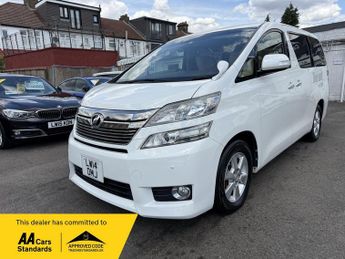 Toyota Vellfire 2.4 Petrol Auto 8 Seats