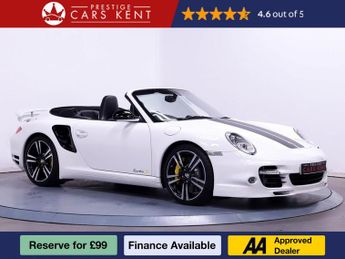 Porsche 911 3.8 997 Turbo S Cabriolet 2dr Petrol PDK AWD (268 g/km, 530 bhp)