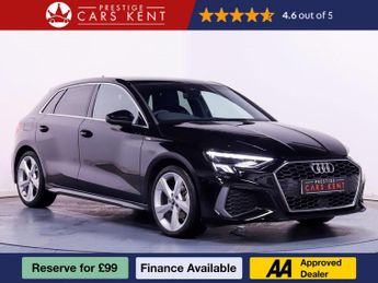 Audi A3 1.5 TFSI 35 S line Sportback 5dr Petrol S Tronic Euro 6 (s/s) (1