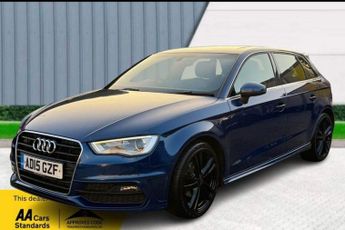 Audi A3 1.6 TDI S line Sportback S Tronic Euro 6 (s/s) 5dr