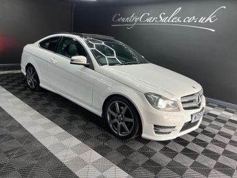 Mercedes-Benz C Class 2.1 C220 CDI AMG Sport Edition G-Tronic+ Euro 5 (s/s) 2dr